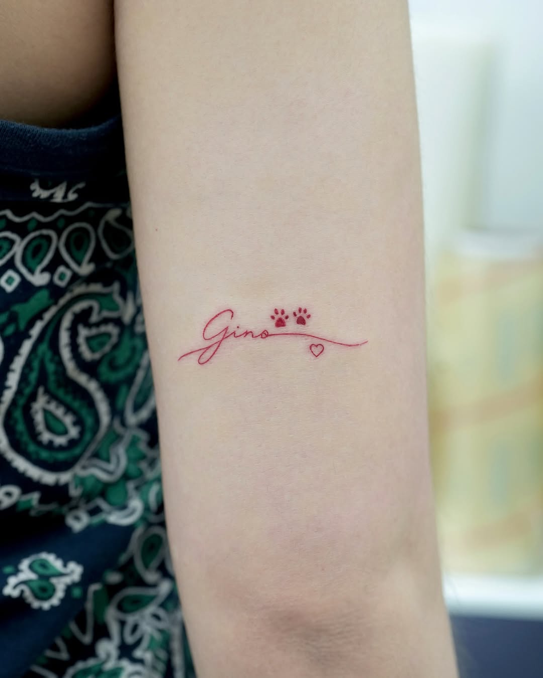 Tattoo by @ink.danu โ fine_line, lettering_script