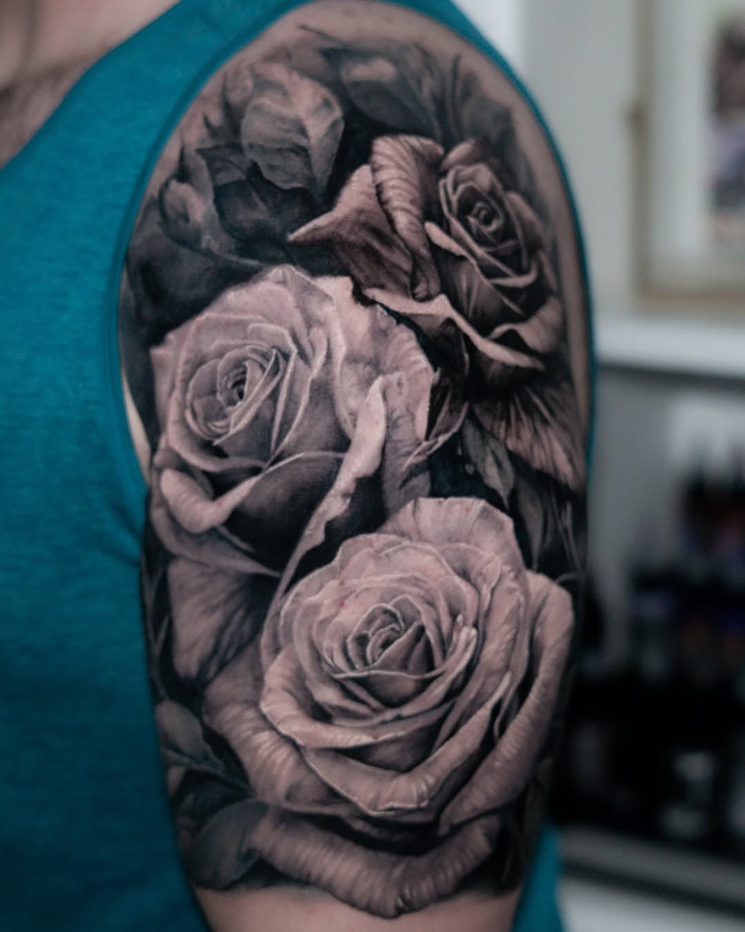 Tattoo by @mike.fd.tattoos — realism, black_and_grey