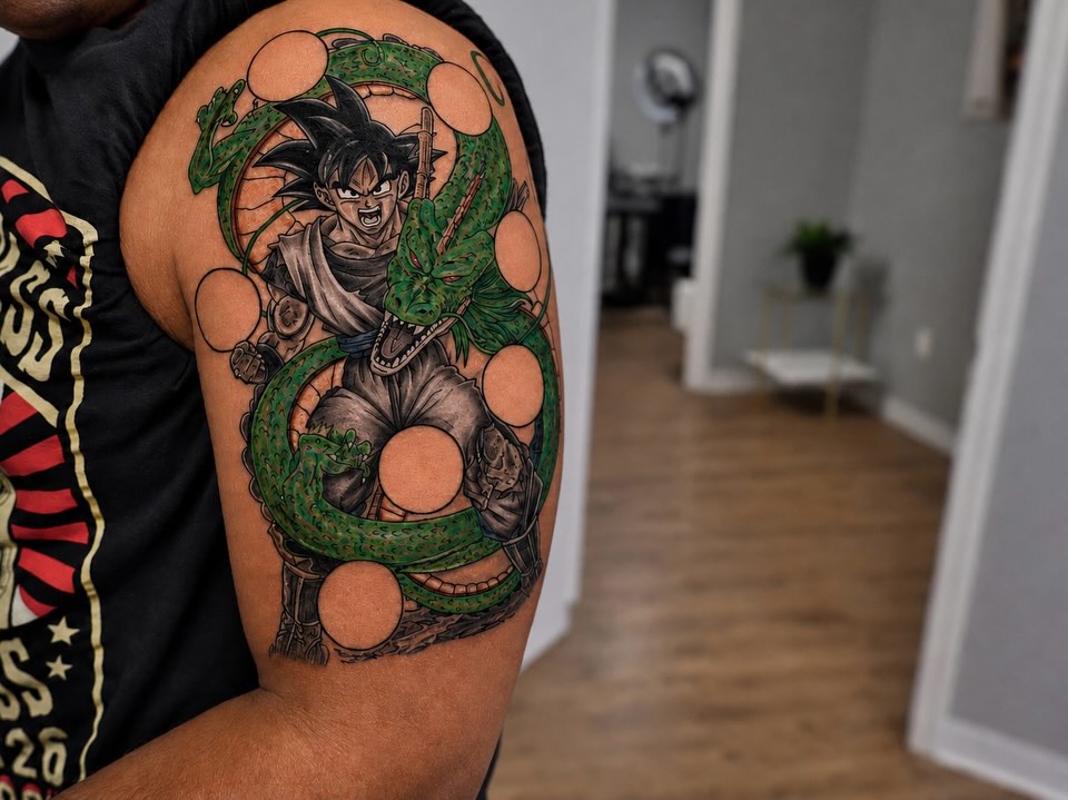 Tattoo by @inkwraps — anime, realism
