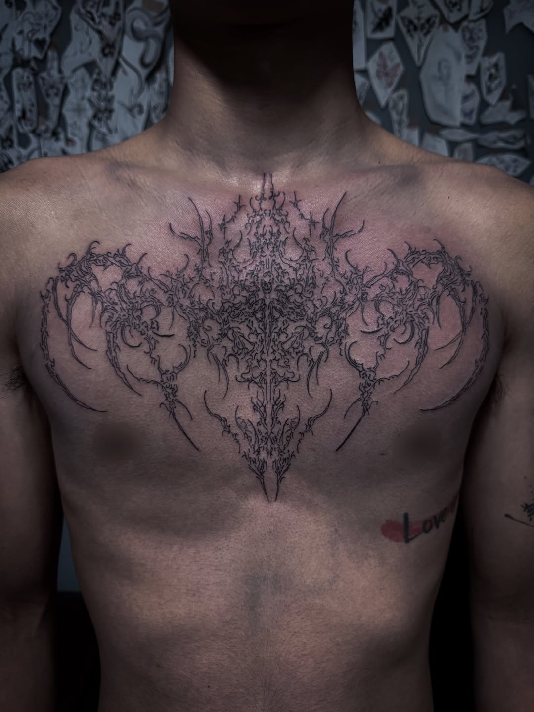 Tattoo by @broccoli__ink β blackwork, ornamental