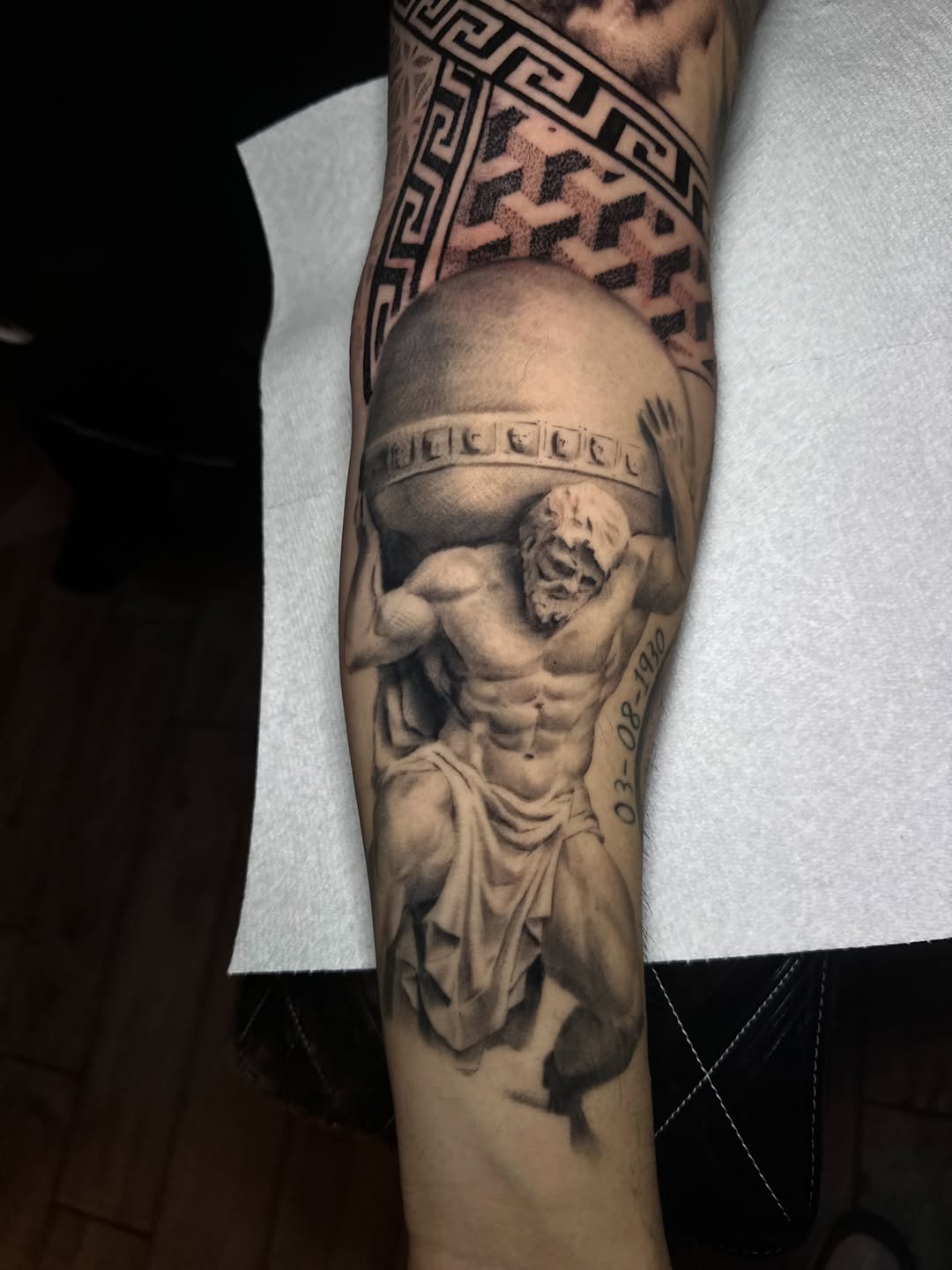 Tattoo by @dannysan14 — realism, black_and_grey