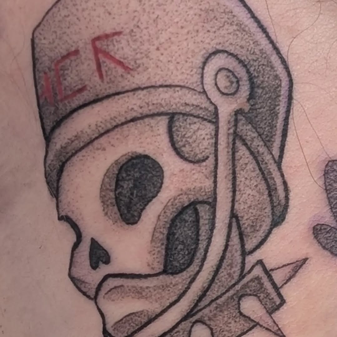 Tattoo by @unicornvomit.tattoo โ dotwork, black_and_grey