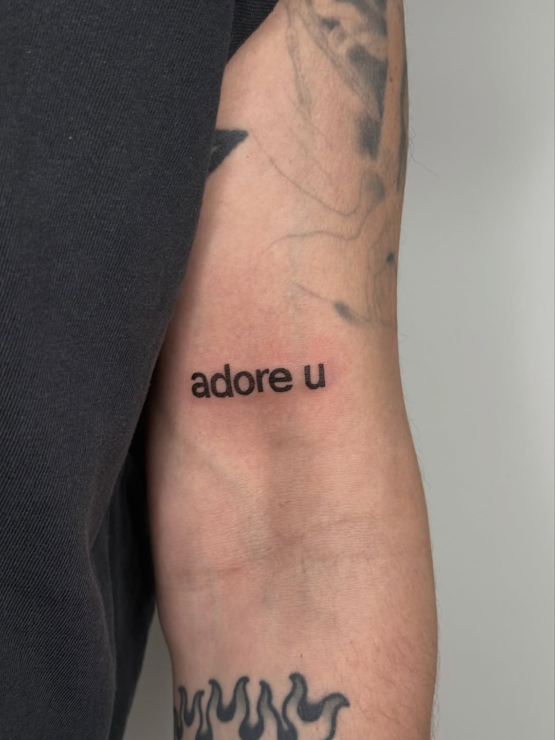 Tattoo by @tattoo.meg — lettering_script, minimalist