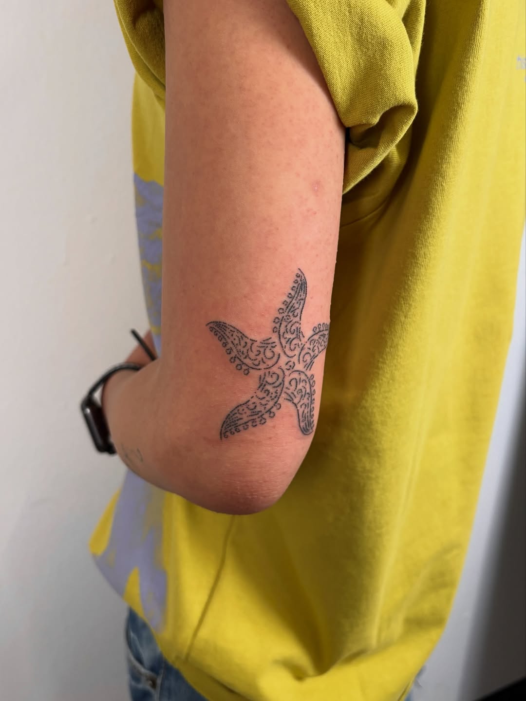 Tattoo by @aaaaaaaayotime — dotwork, ornamental