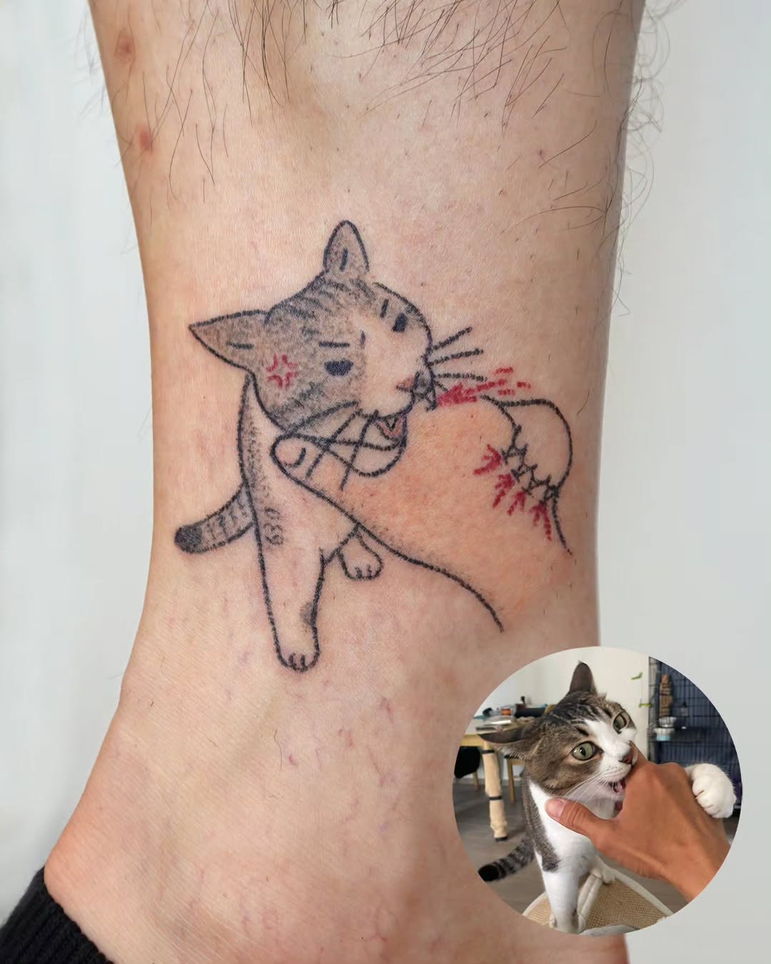 Tattoo by @catnip.tattoo — ignorant, sketch