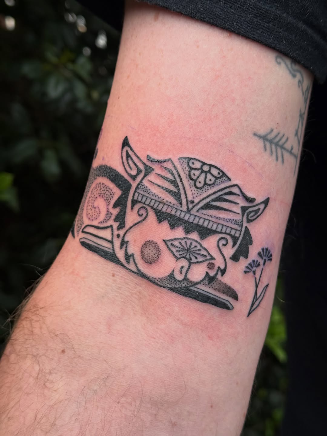 Tattoo by @london_on_the_tatts β blackwork, dotwork