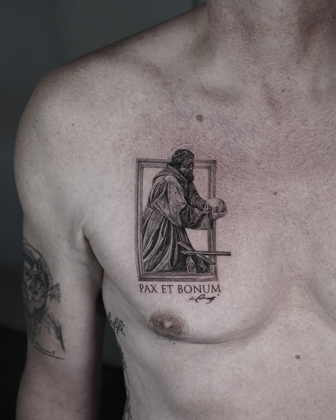 Tattoo by @the_devlintattoos โ realism, black_and_grey
