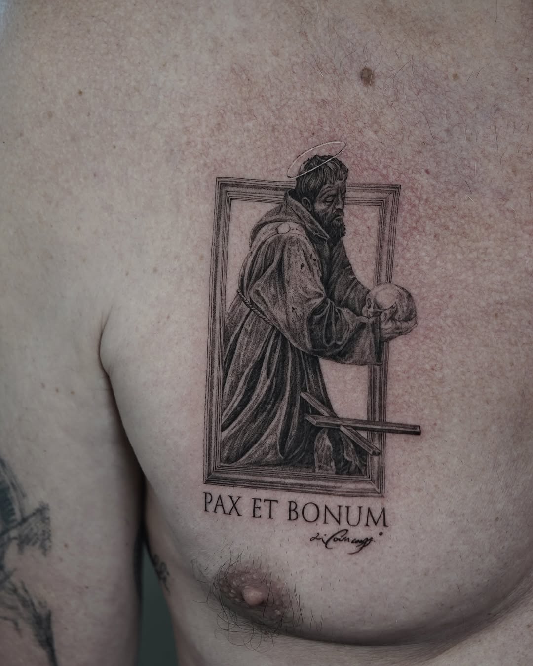 Tattoo by @the_devlintattoos โ realism, black_and_grey