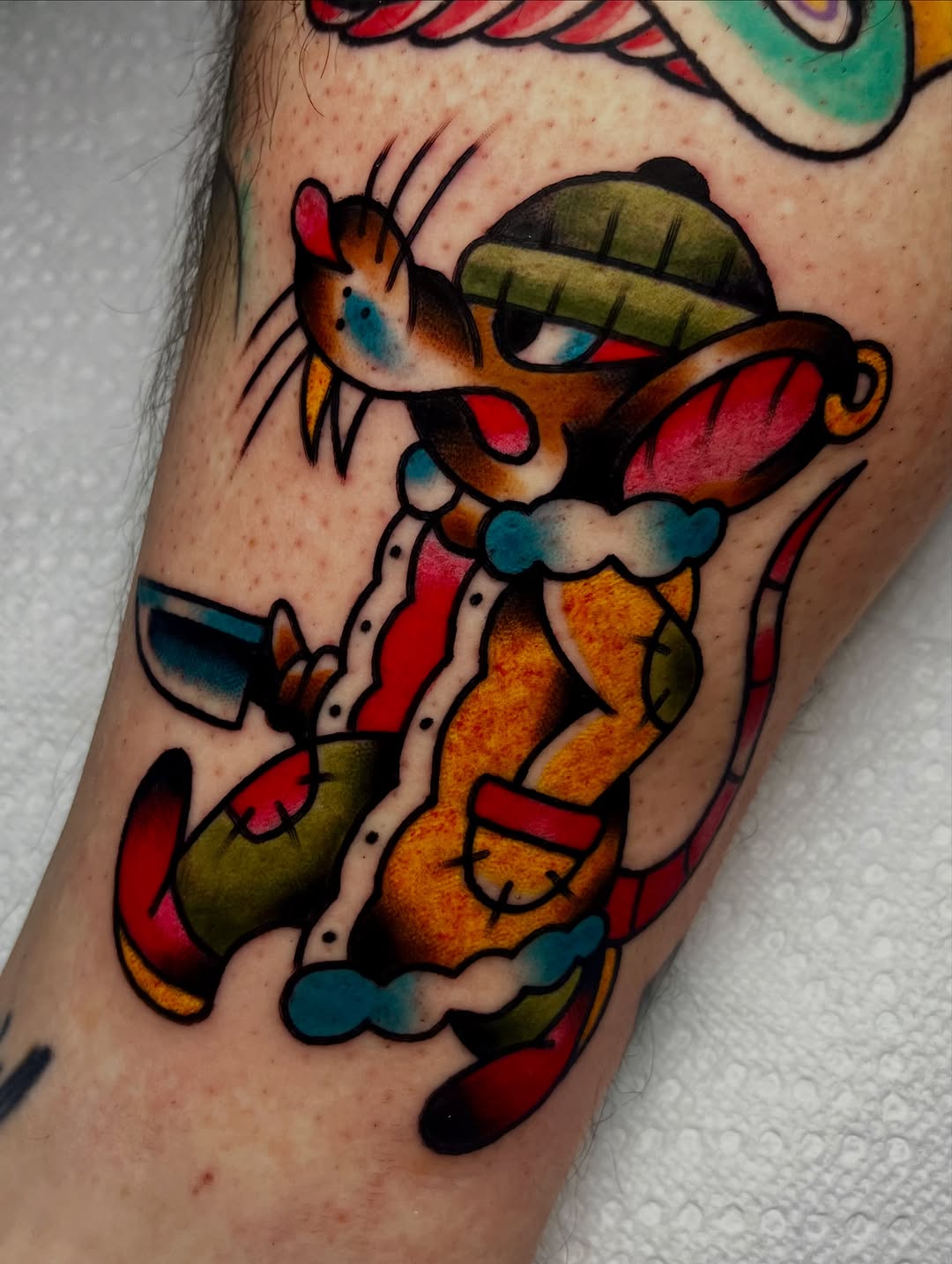 Tattoo by @anchoredaweightattoo — american_traditional, new_school
