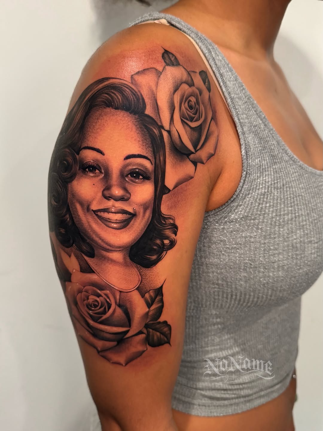 Tattoo by @manzur_no.name — realism, black_and_grey