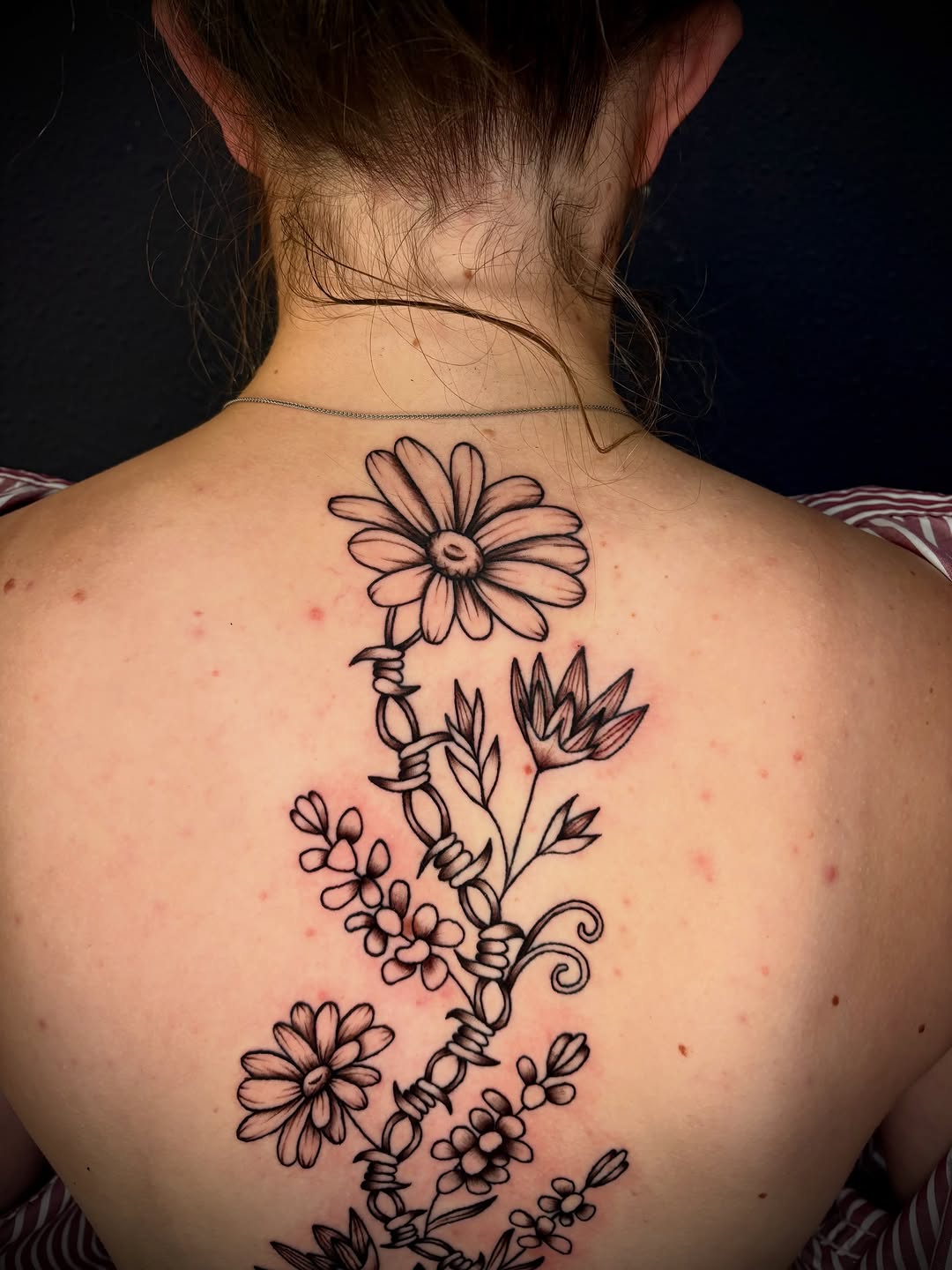 Tattoo by @erintpokes — fine_line, black_and_grey