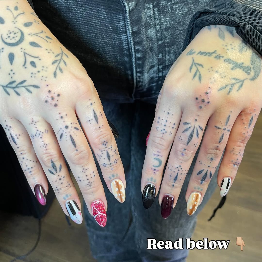 Tattoo by @permanent_pokes_ — fine_line, dotwork