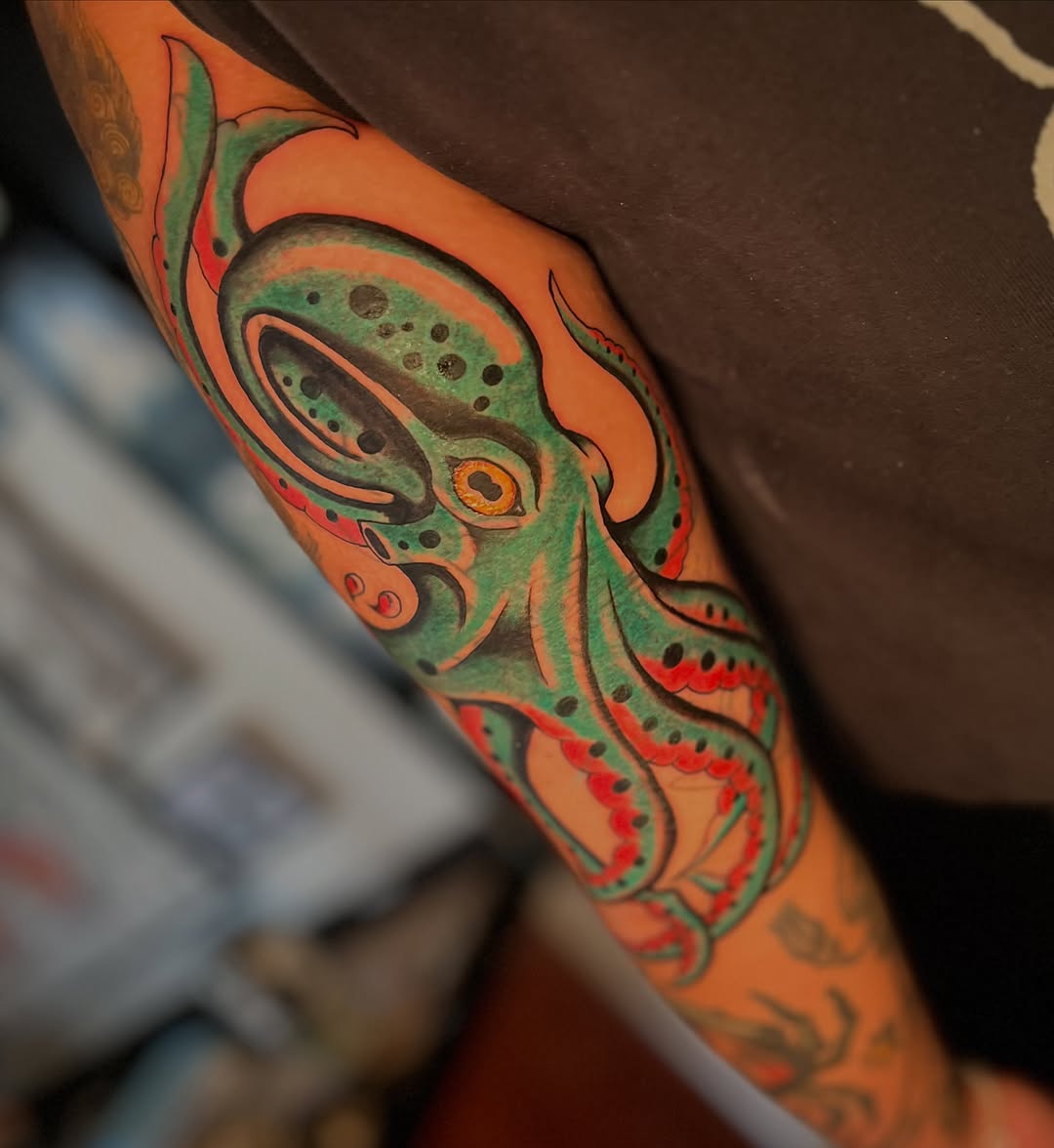 Tattoo by @sayanatattoos — neo_traditional, japanese_irezumi