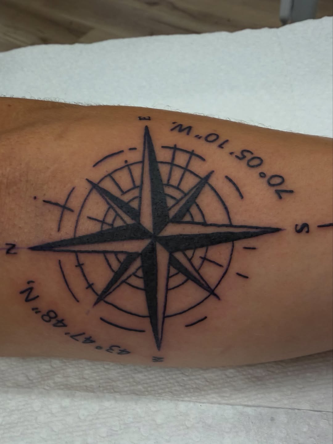 Tattoo by @afondi — black_and_grey, lettering_script