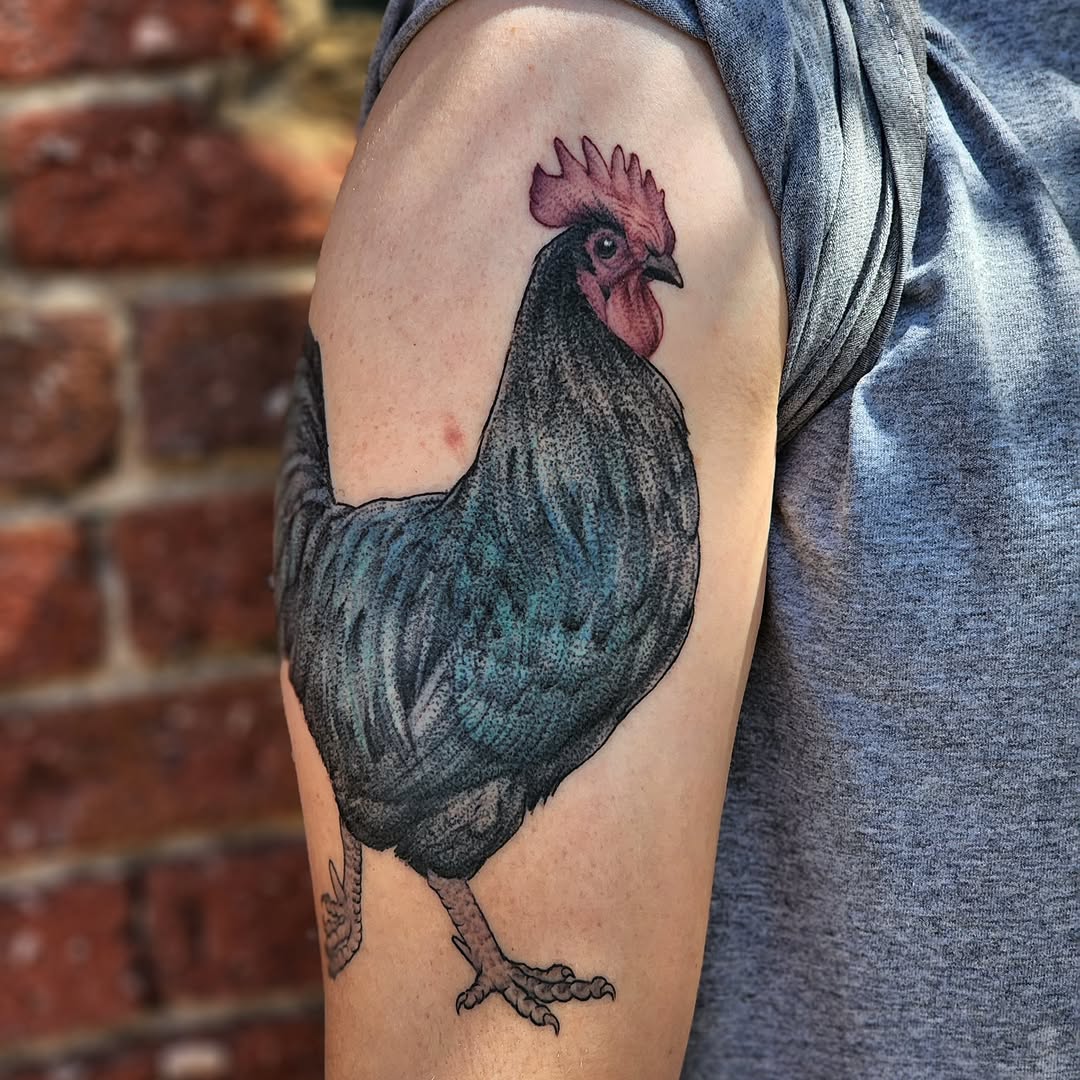 Tattoo by @katiepalmertattoos — realism, black_and_grey