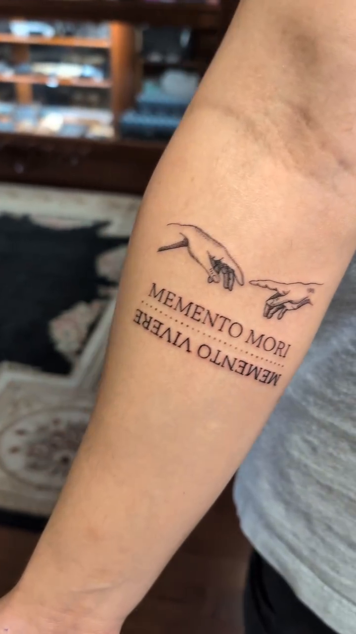 Tattoo by @kariswho — fine_line, lettering_script
