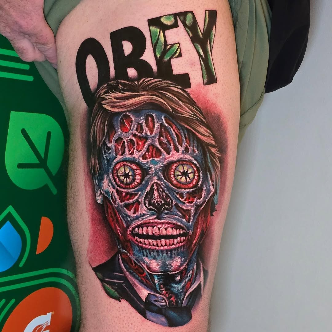 Tattoo by @barbieink26 — realism, trash_polka