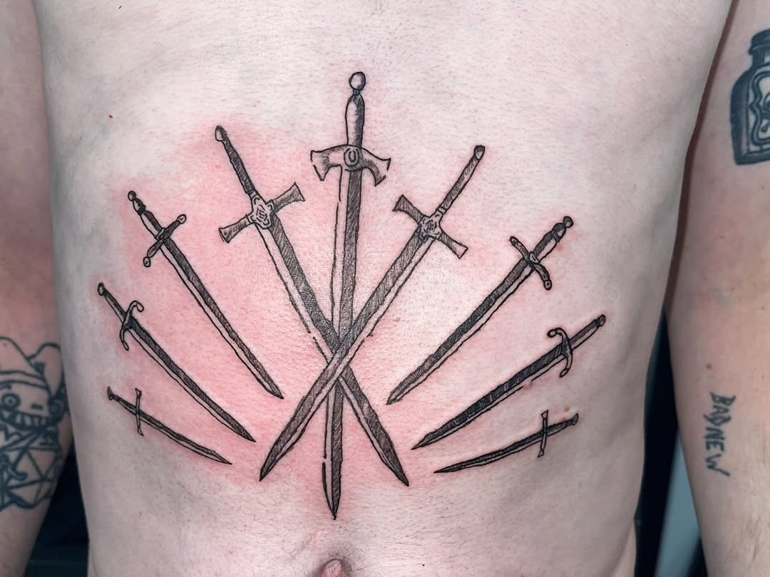 Tattoo by @tattooingren — fine_line, black_and_grey