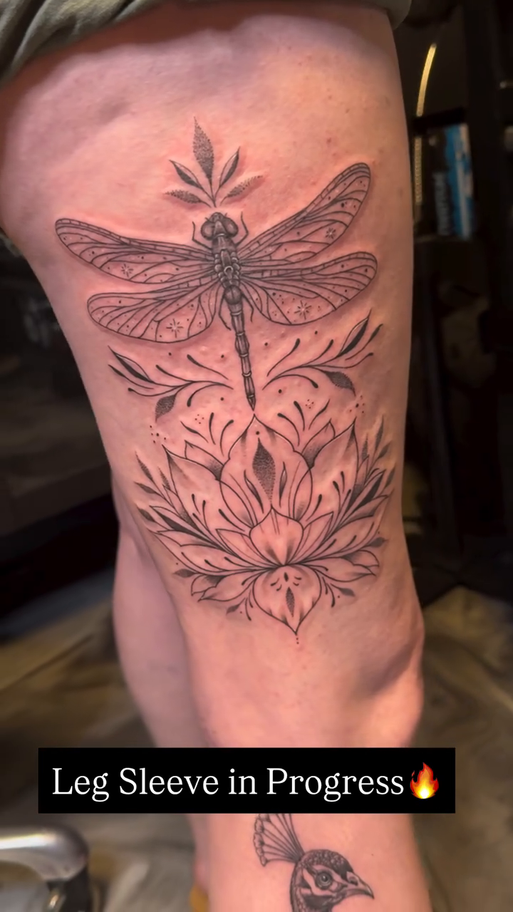 Tattoo by @justinrednourtattoo — fine_line, dotwork