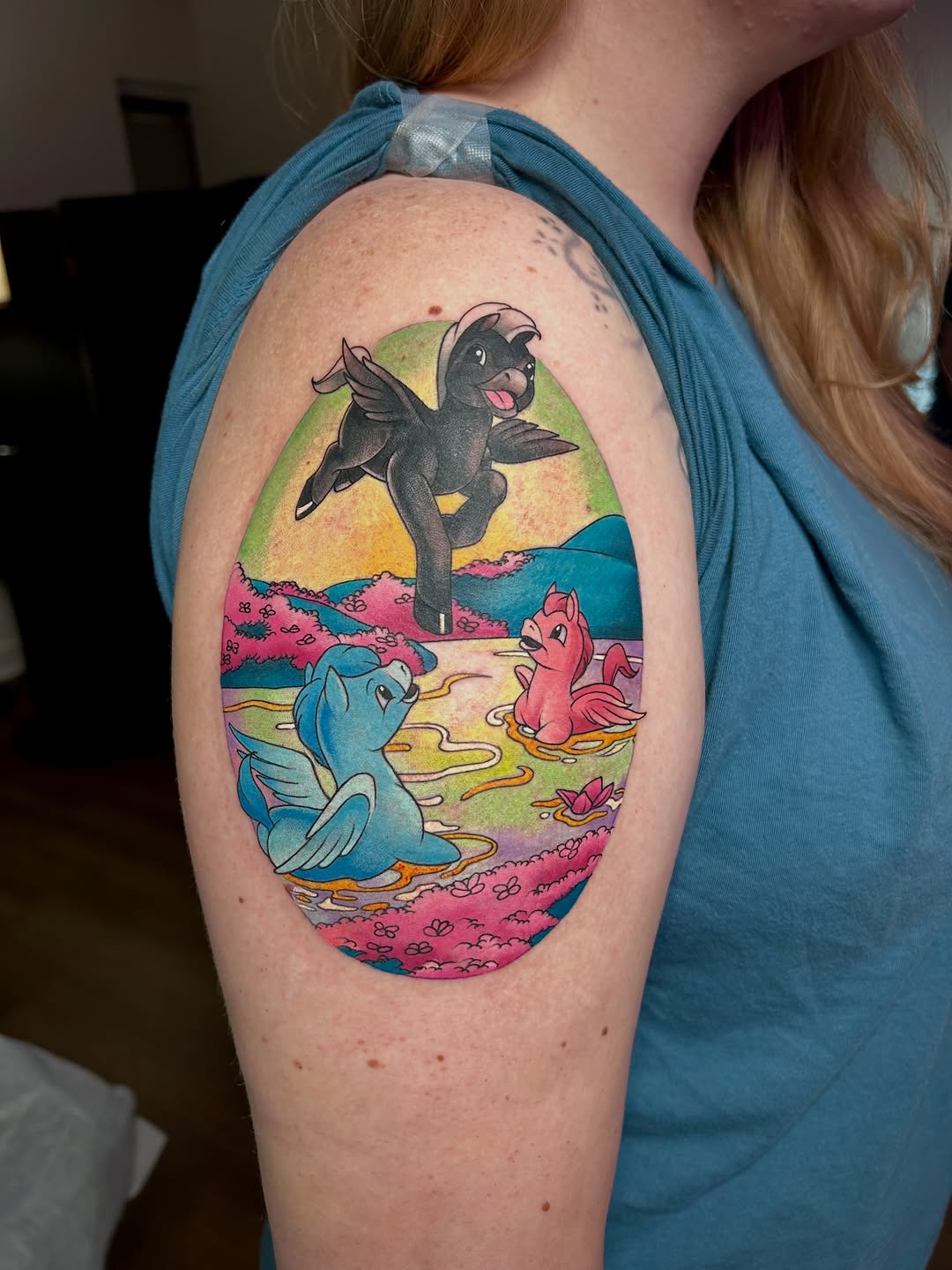 Tattoo by @little.bee.stings — new_school, anime