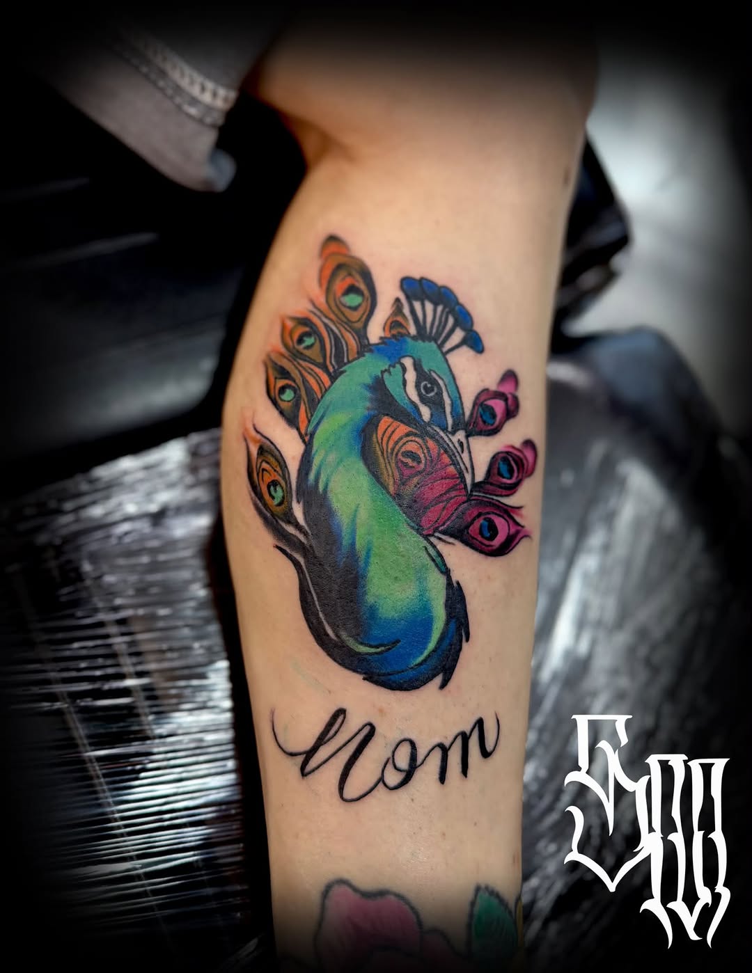 Tattoo by @tattoos_by_sean_michael — realism, lettering_script
