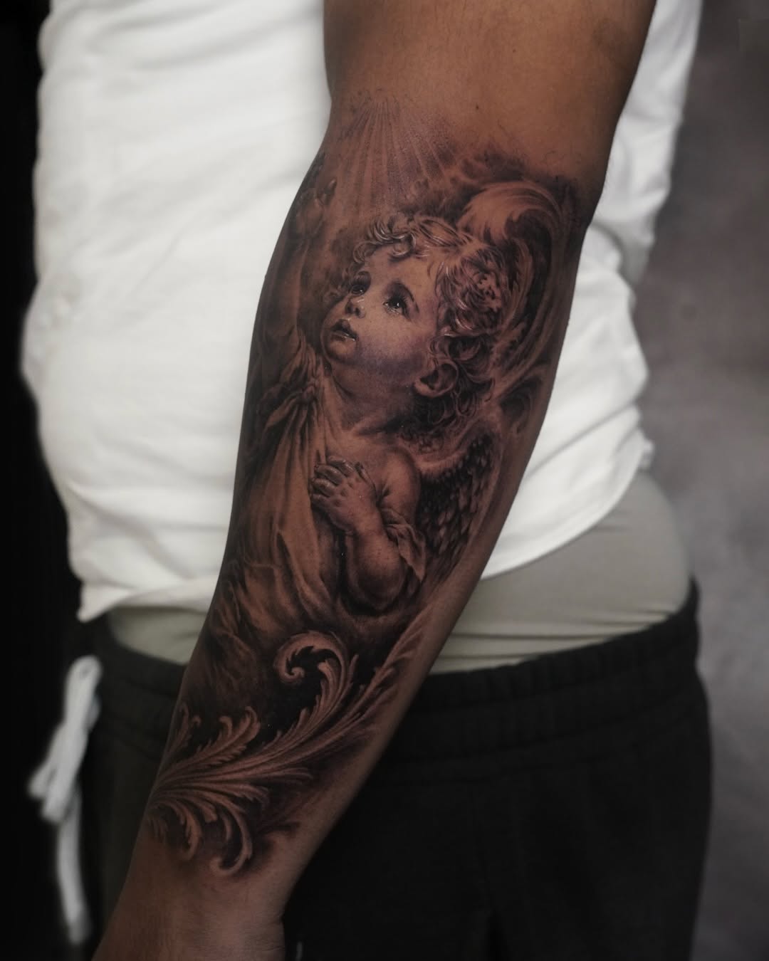 Tattoo by @sean_tattoos β realism, black_and_grey