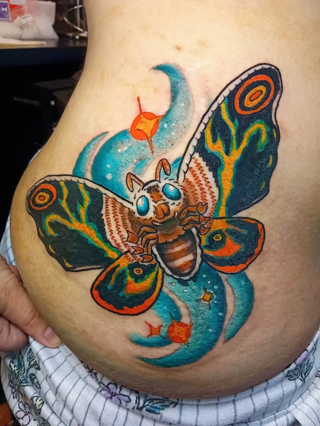 Tattoo by @rando_rad — new_school, anime
