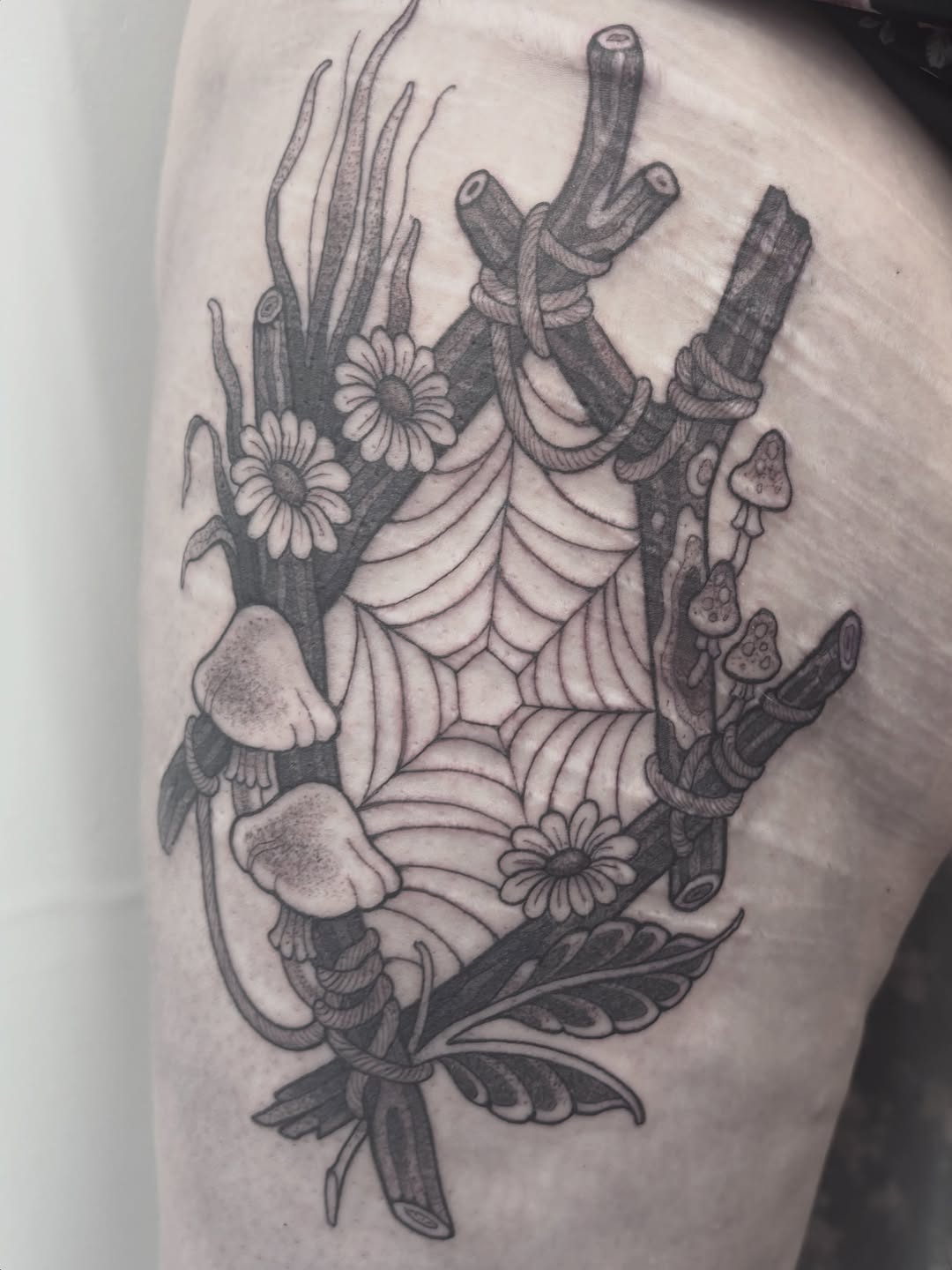 Tattoo by @osichristattoos — black_and_grey, illustrative