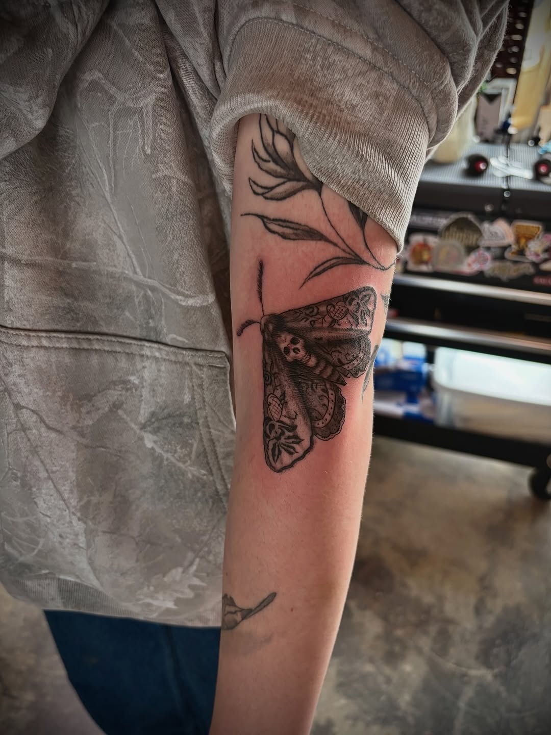 Tattoo by @regotattoos — black_and_grey, dotwork