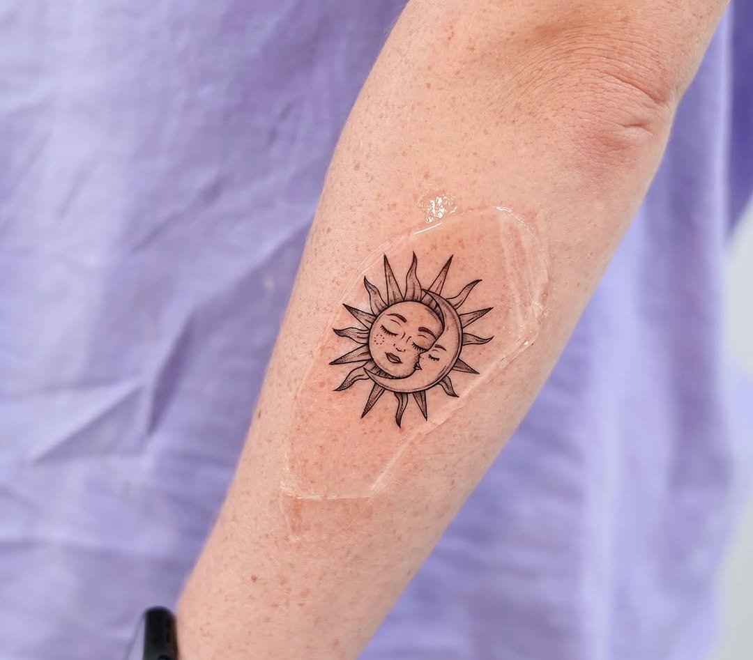 Tattoo by @houstontattoo.chelsea β fine_line, black_and_grey