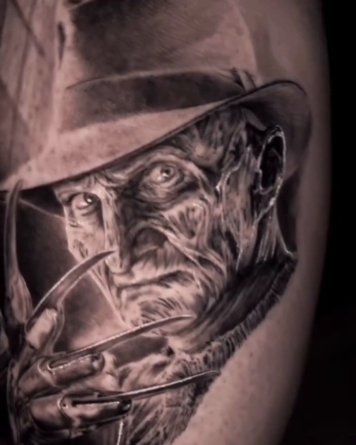Tattoo work at Villain Arts Nashville Tattoo Convention 2026