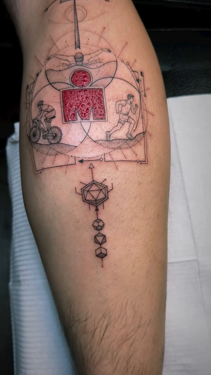 Tattoo by @leeink_studio — geometric, black_and_grey
