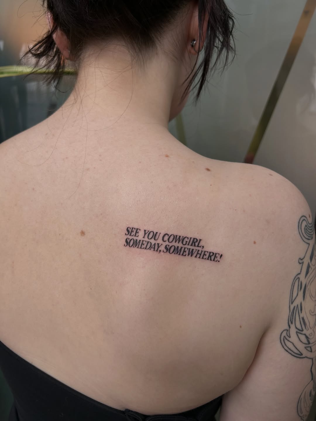 Tattoo by @leila.oko — lettering_script, fine_line