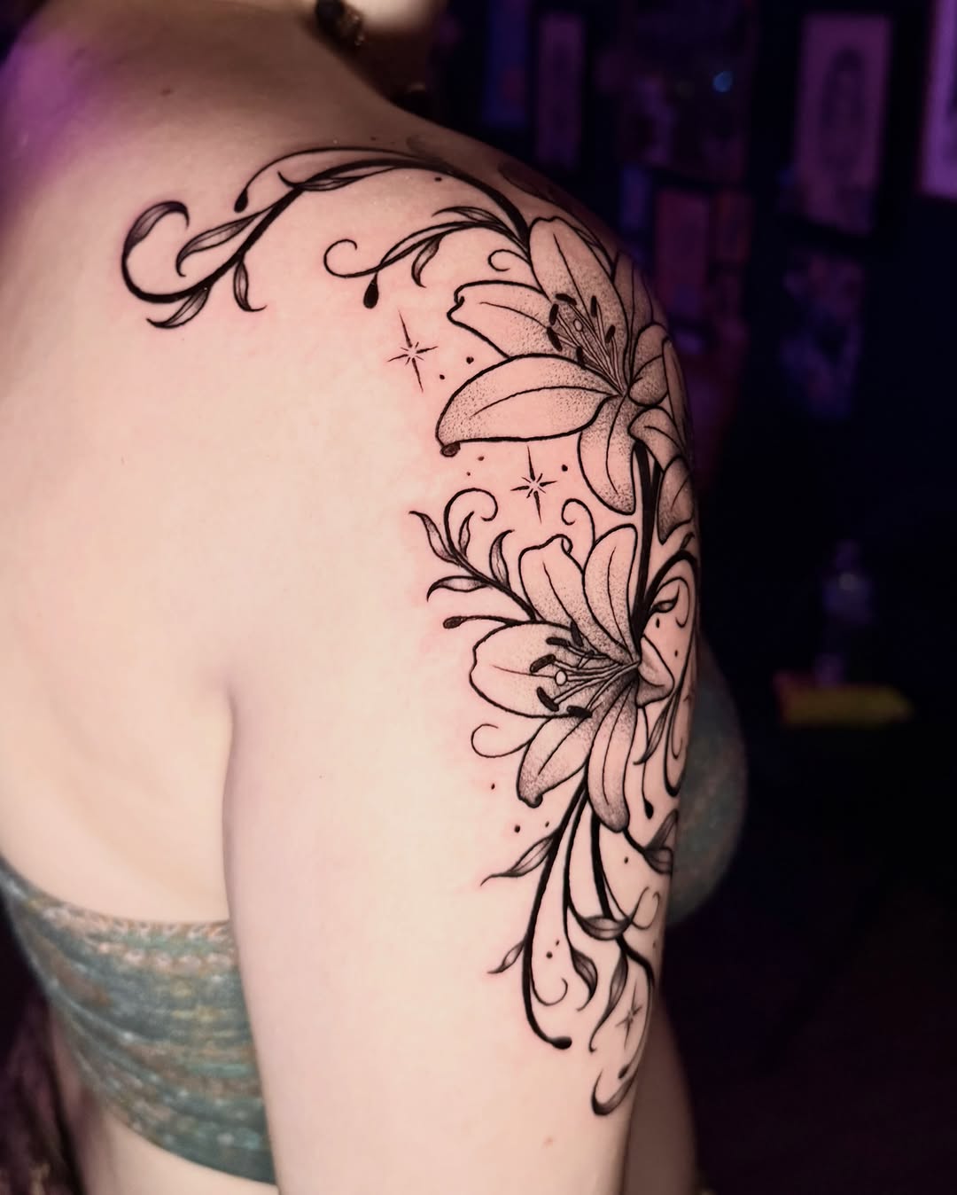 Tattoo by @miachristattoo — fine_line, black_and_grey