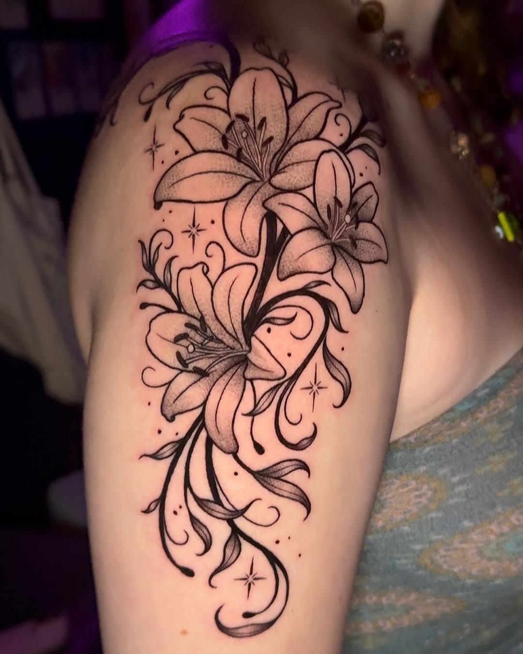 Tattoo by @miachristattoo — black_and_grey, fine_line