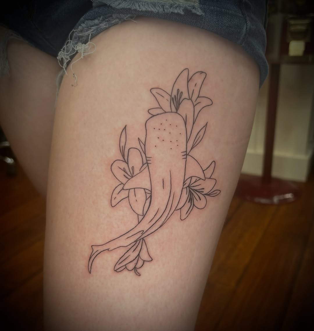 Tattoo by @elyse.ink — fine_line
