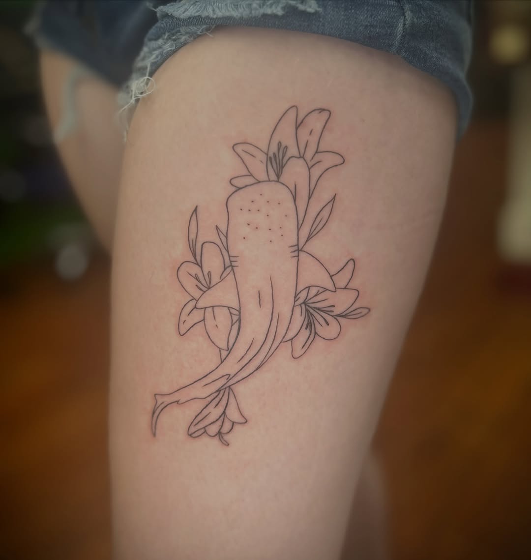 Tattoo by @elyse.ink — fine_line