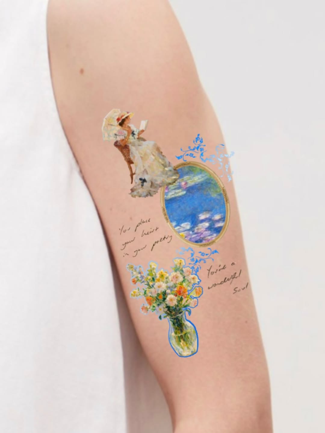 Tattoo by @misa_tat — realism, lettering_script