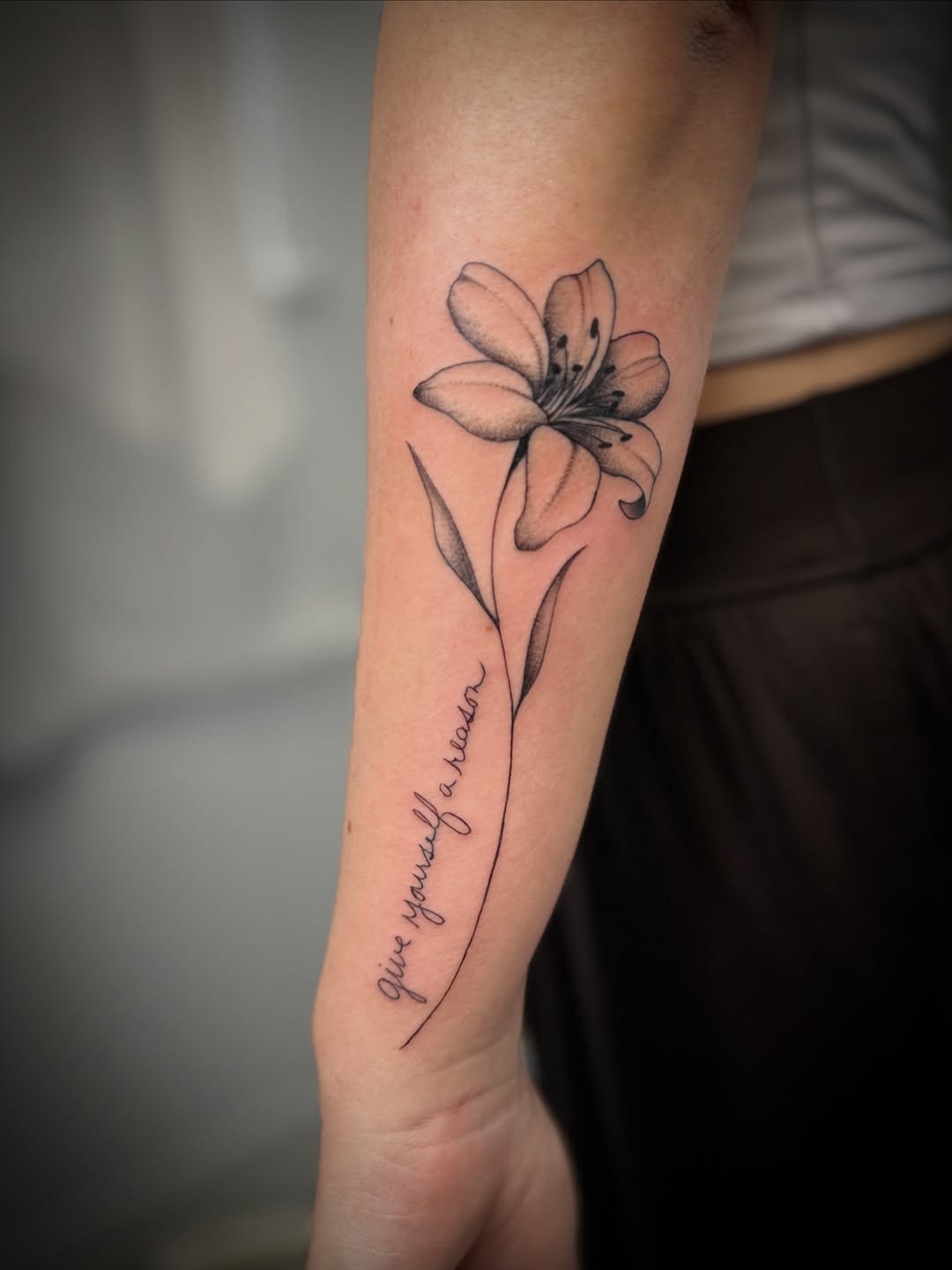 Tattoo by @llanotattooart — fine_line, lettering_script