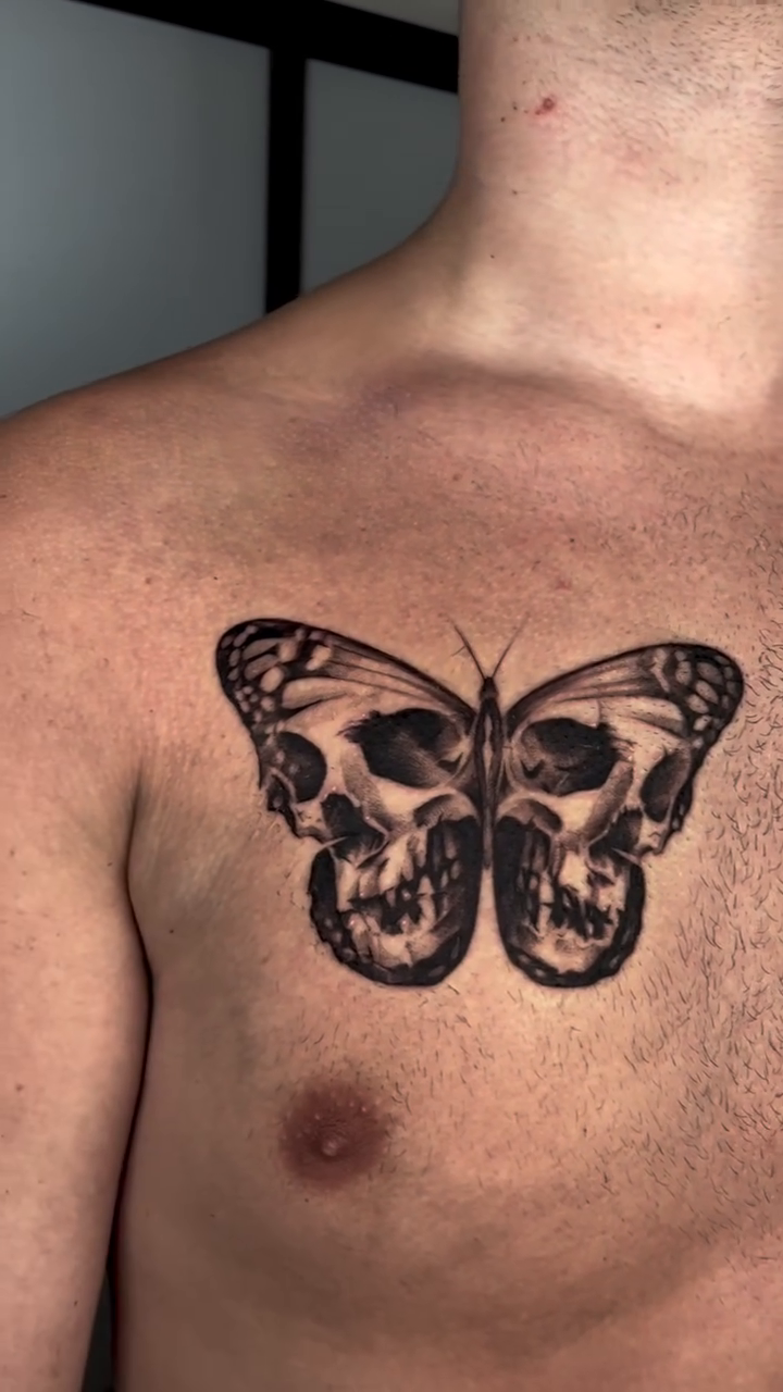Tattoo by @micah_mariah — dark_realism, black_and_grey