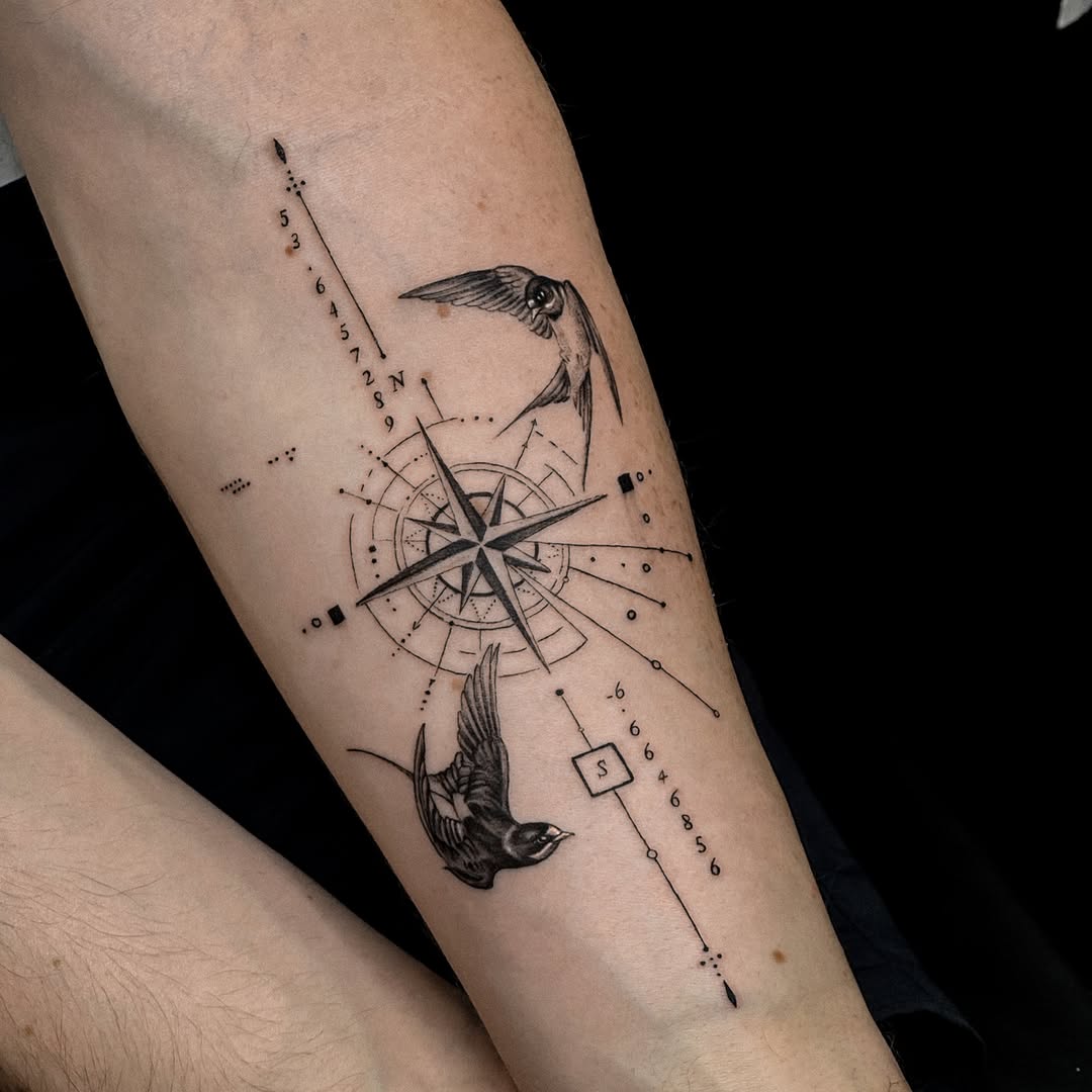 Tattoo by @dannyptattoos โ fine_line, black_and_grey