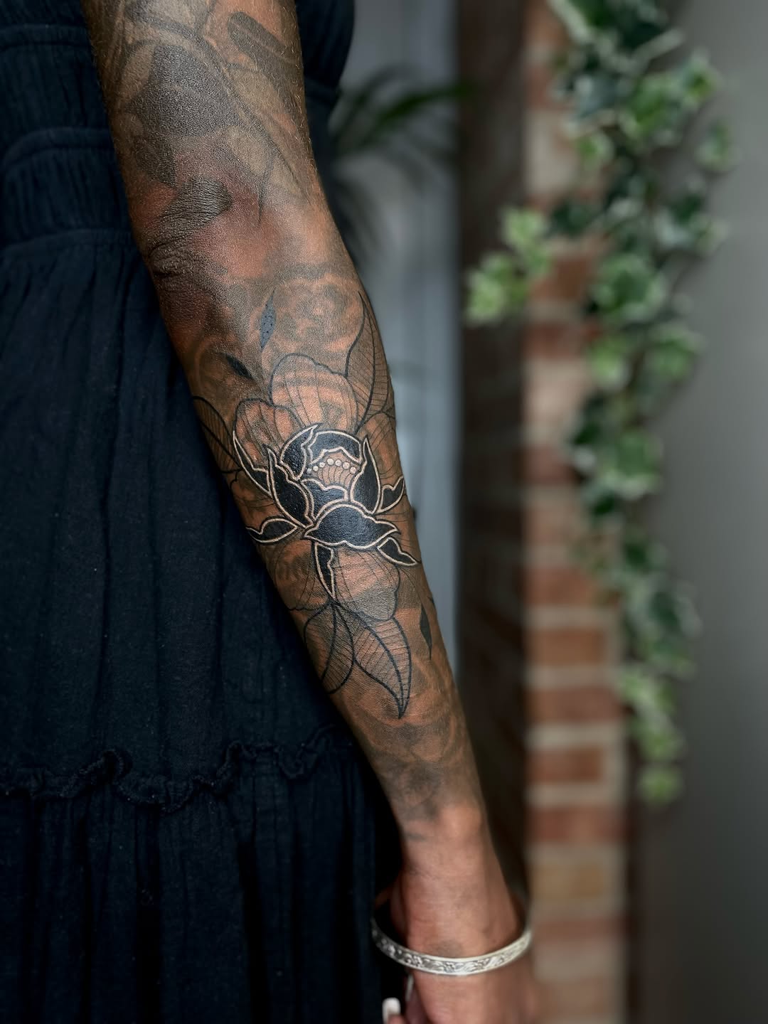 Tattoo by @tatemarthatattoo — blackwork, ornamental