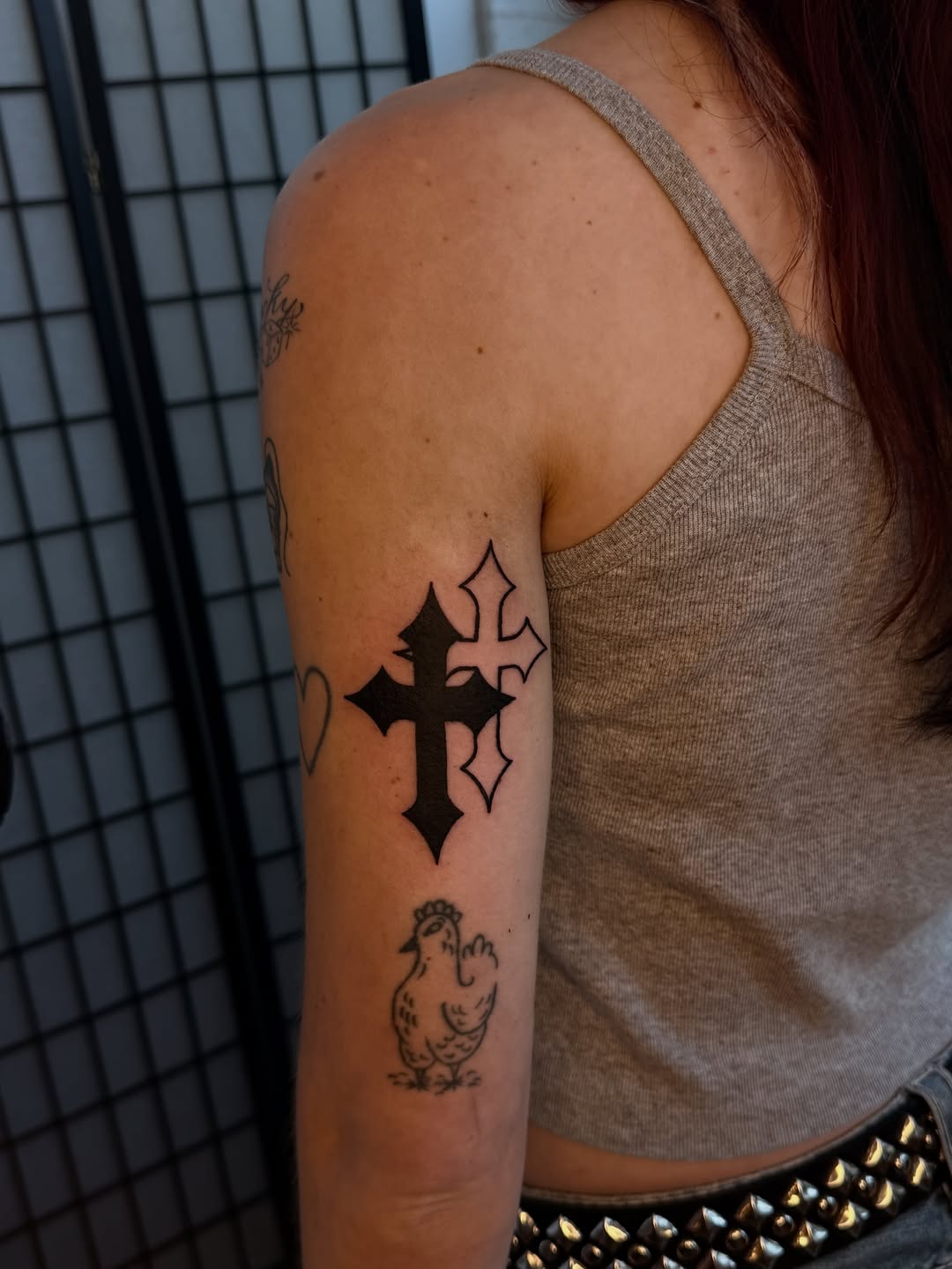Tattoo by @isthepainok — blackwork