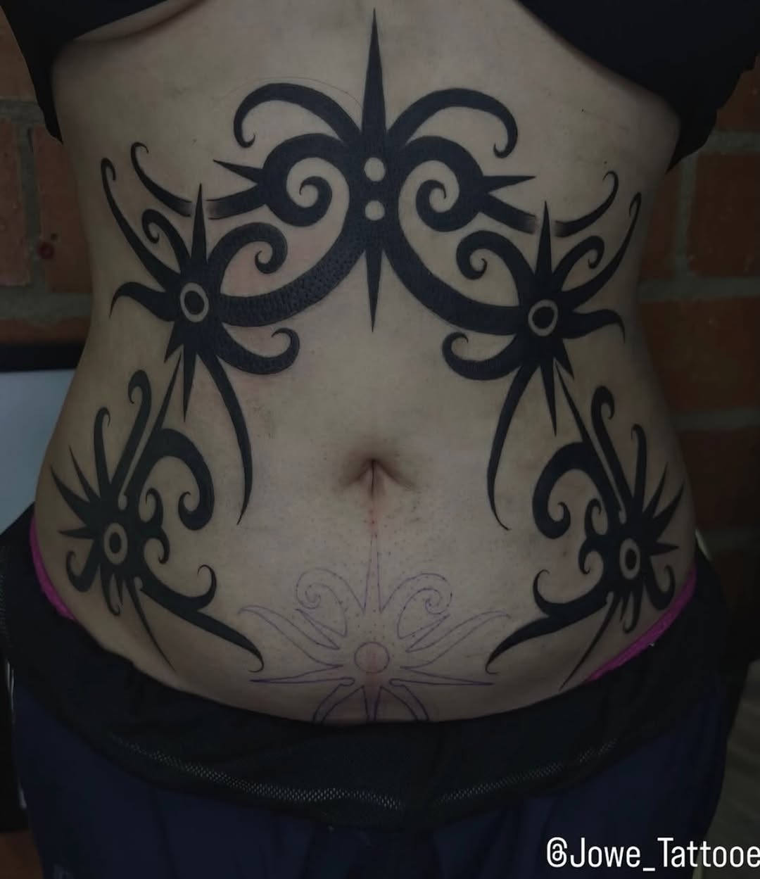 Tattoo by @jayytattoos_ — tribal, blackwork