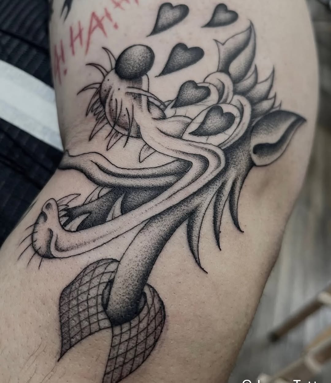Tattoo by @jayytattoos_ — dotwork, new_school