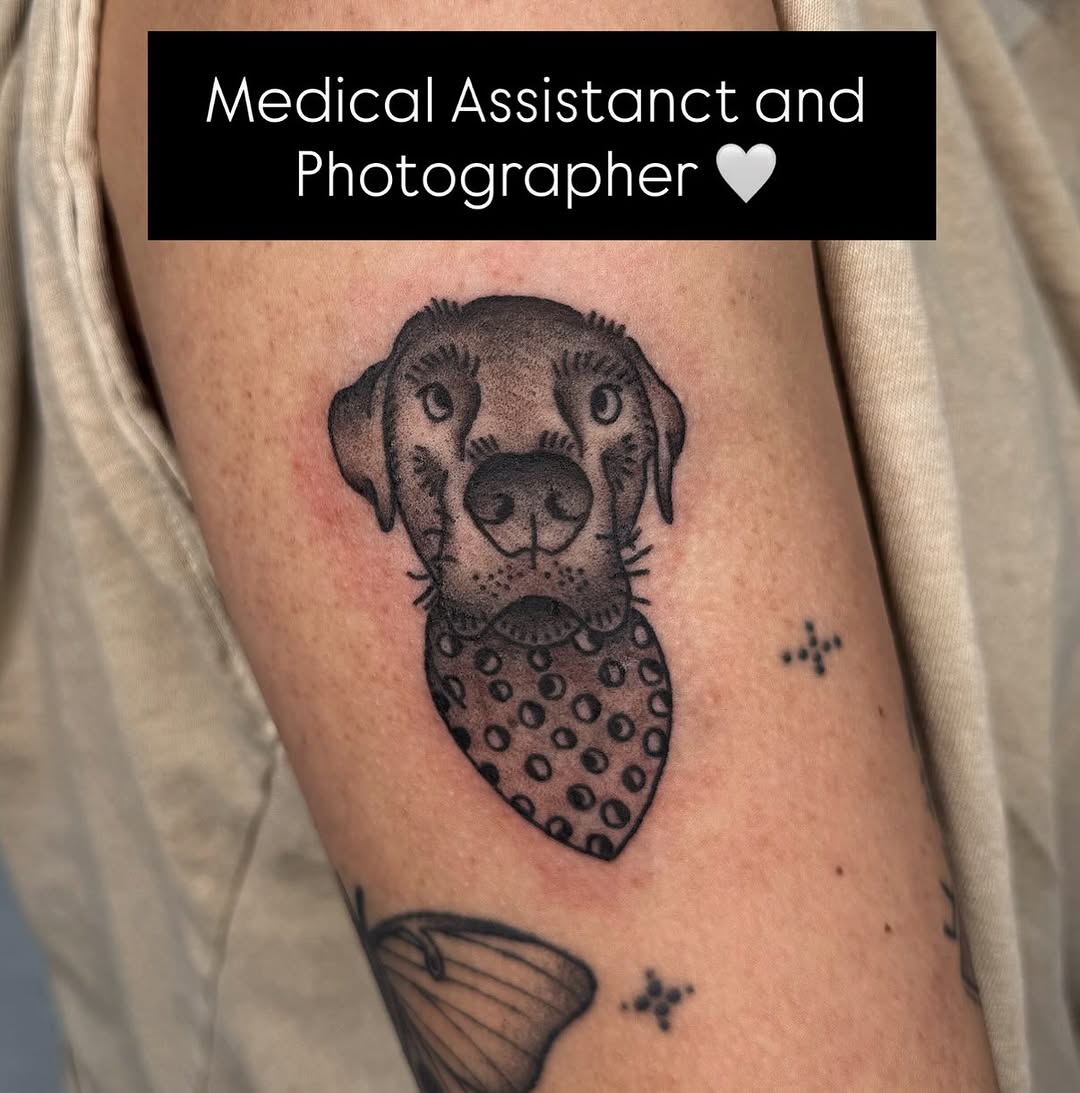 Tattoo by @caseybashertattoos — black_and_grey, chicano