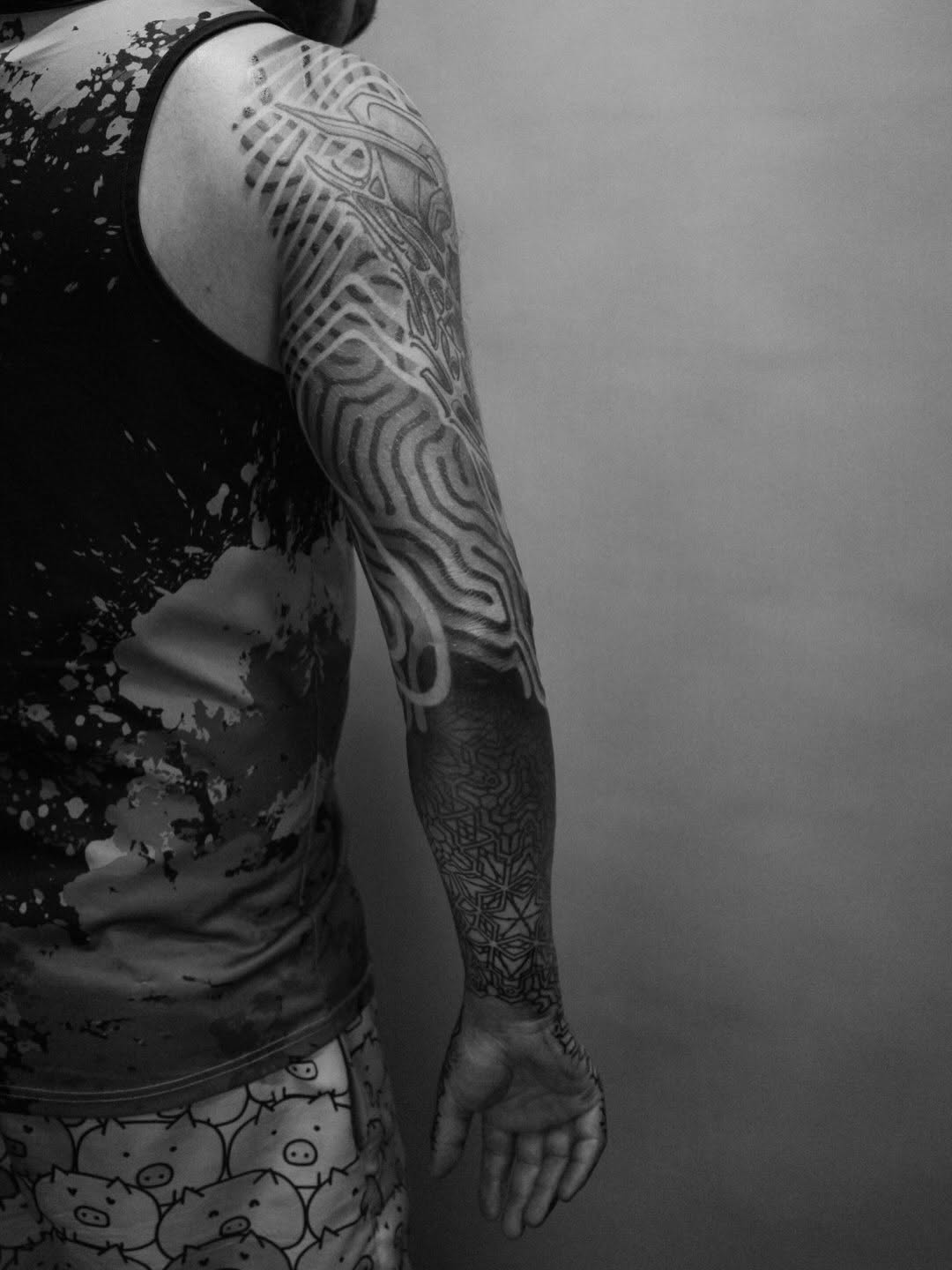 Tattoo by @cassadybell — geometric, blackwork