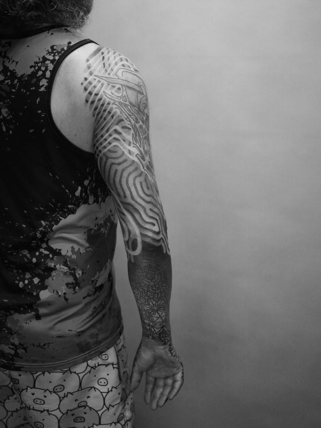 Tattoo by @cassadybell — geometric, blackwork