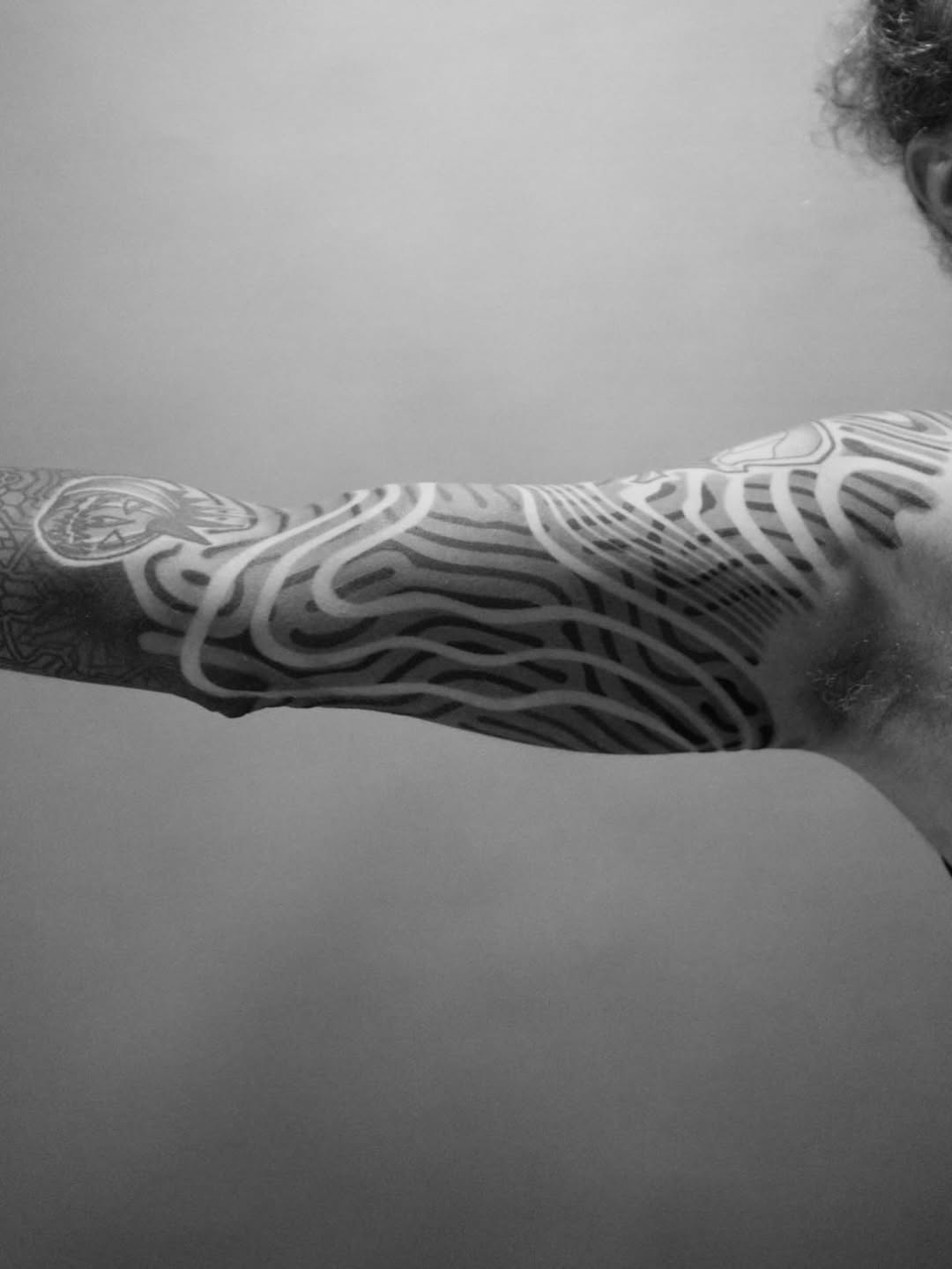 Tattoo by @cassadybell — geometric, blackwork