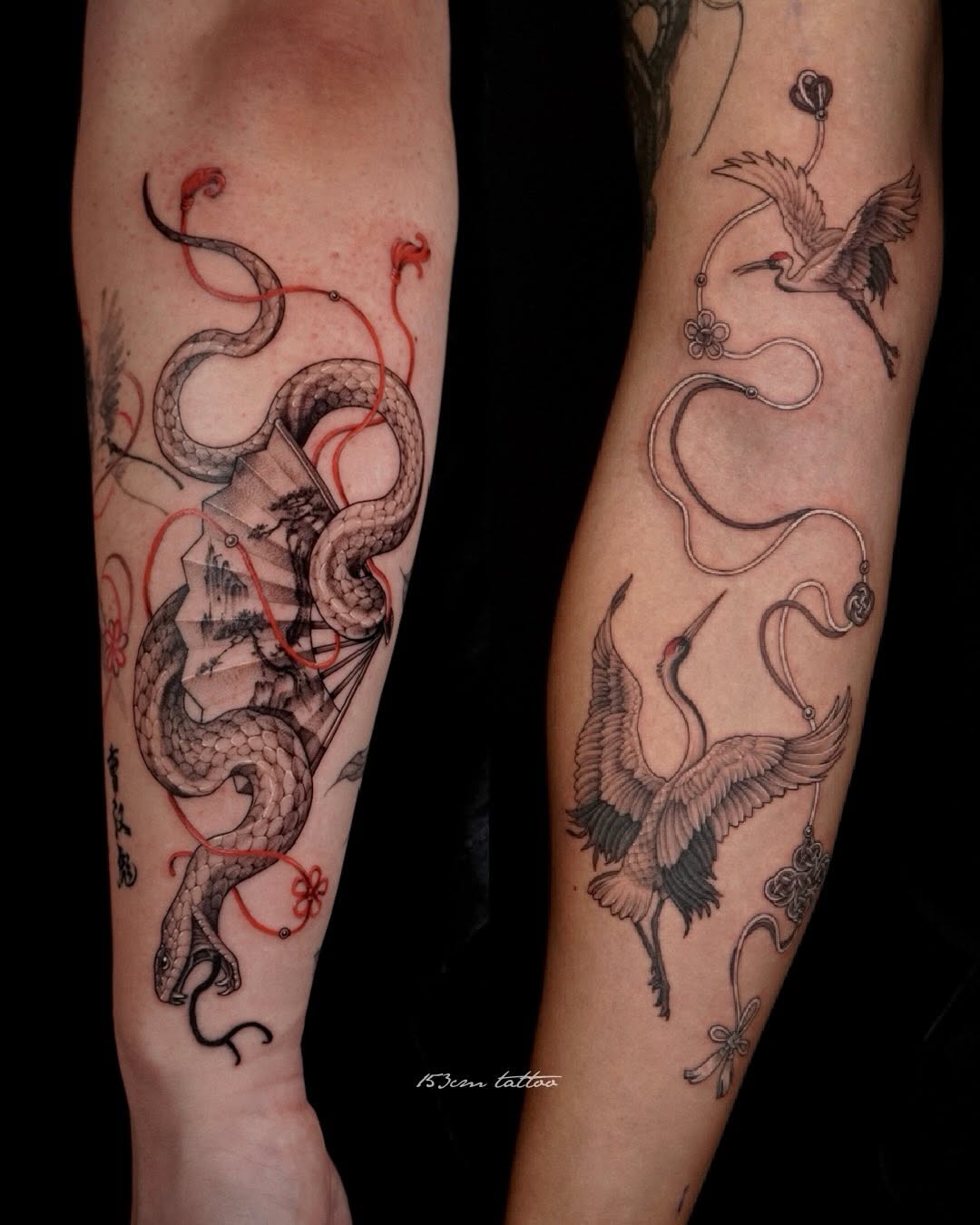 Tattoo by @153cm_tattoo — japanese_irezumi, black_and_grey